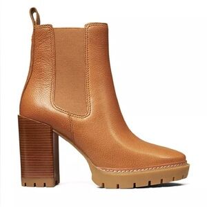 Tory Burch Women's Carson Lug Sole High Heel Boots